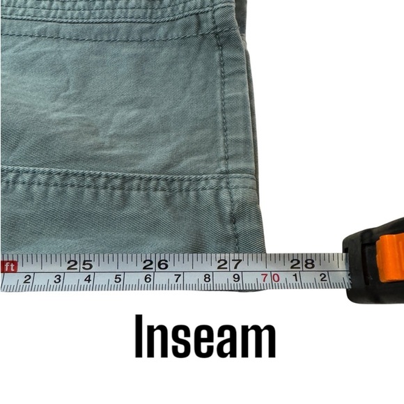 White House Black Market The Straight Crop green chino ankle pants women’s 12 - Picture 14 of 14